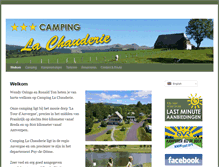 Tablet Screenshot of la-chauderie.com